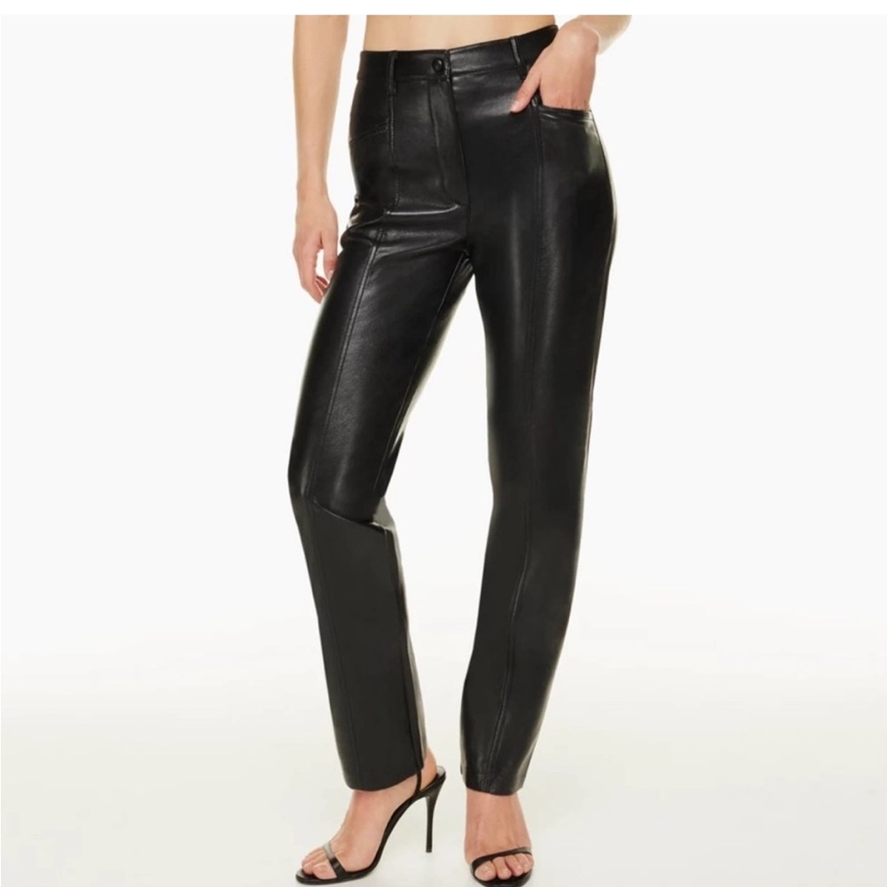 Wilfred Leather Rebel Pant from Aritzia